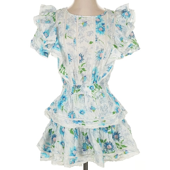 Floral Ruffle Dress - Picture 1 of 3